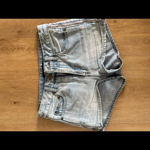 Siren Mum Fit high rise jean shorts